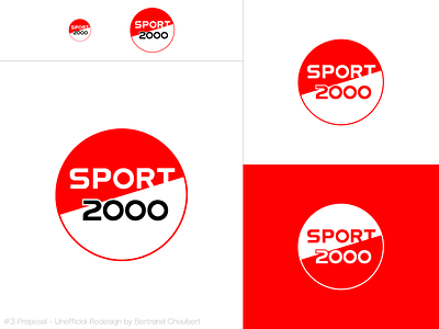 Sport 2000 Unofficial Redesign #3 adobexd branding design graphic illustration logo rebranding sport sports sportswear vector