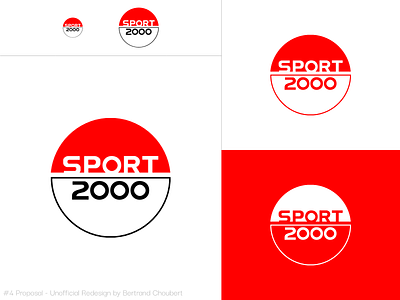 Sport 2000 Unofficial Redesign #4 adobexd branding design graphic illustration logo rebranding sport sports sportswear vector