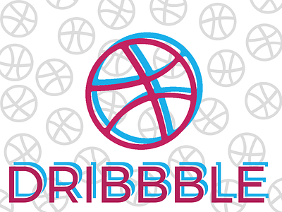 Some work on the Dribbble logo [2] dribbble