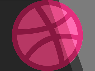 Some work on the Dribbble logo [3] dribbble