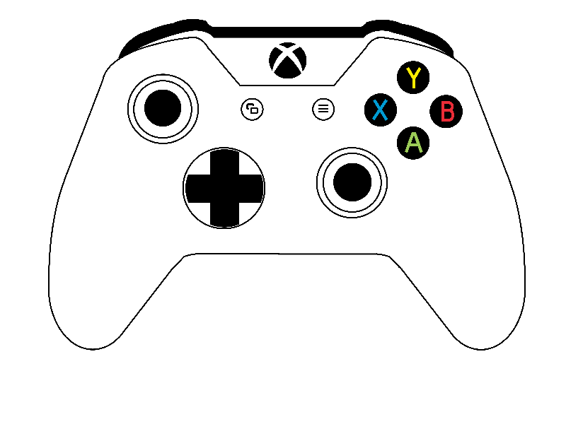 Схема геймпада. Джойстик Xbox. Xbox Gamepad. Xbox one Controller RGB logo Mod. Джойстик от Xbox 360 раскраски.
