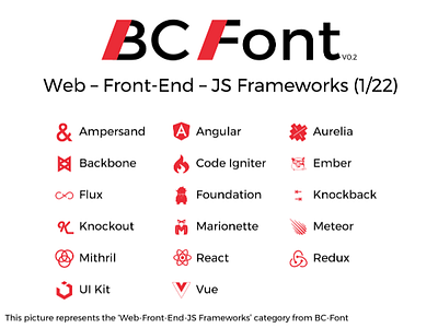 BC-Font : Web - Front-End - JS Frameworks
