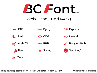 BC-Font : Web - Back-End