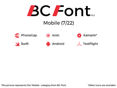 BC-Font : Mobile