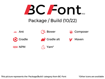 BC-Font : Package & Build