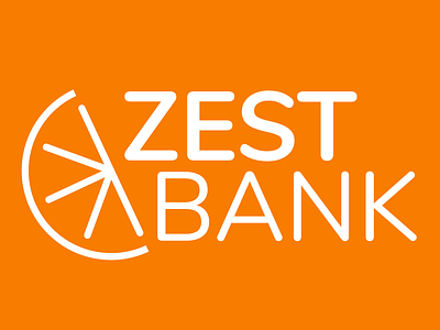 Zest Bank Branding Concept - Orange