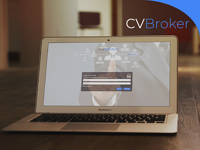 #Old CV-Broker logo design for VDS Consulting logo powerpoint
