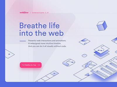 Interactions 2.0 — Coming Soon animation illustration interaction webflow