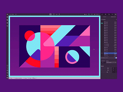Parallax scroll — with Webflow animation colors coming soon gif parallax purple scroll shapes webflow