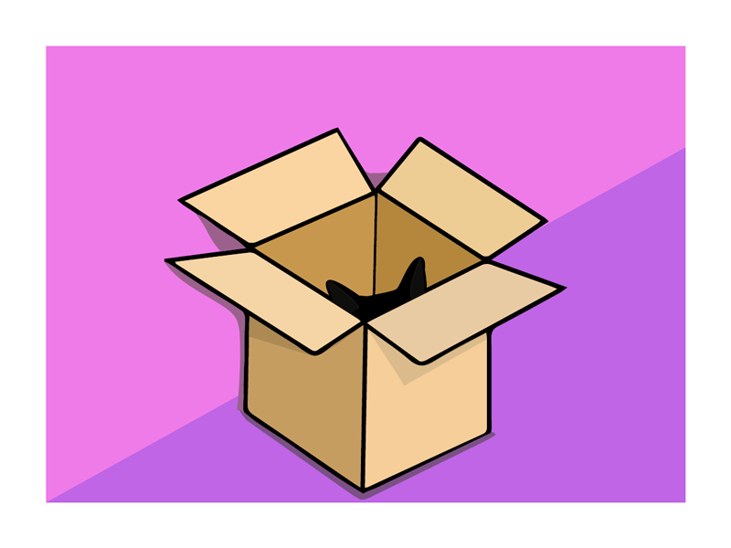 Cat-in-the-Box caturday gif illustrator loop photoshop vector