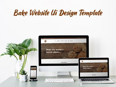 Baking Website Ui Template