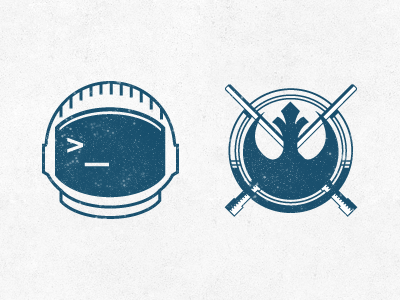 Astronaut Alliance alliance astronaut code emblem force helmet lightsaber logo simplicity space star wars terminal