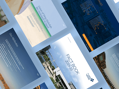 KAUST Factbook - An interactive annual report annualreport beacon design editorial design graphic design infographics interactive kaust pdf publication design report saudi
