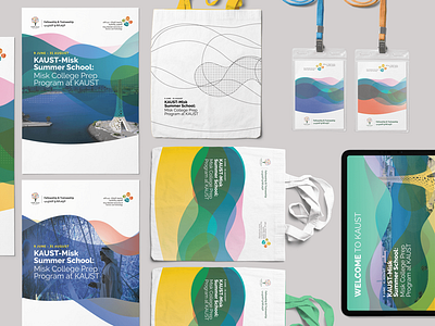 KAUST-Misk Summer School Program identity design