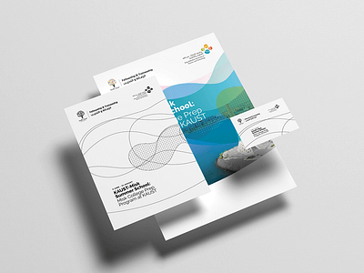 KAUST-Misk Summer School Program Identity Design branding design event branding graphic design identity illustration kaust saudi typography vector visual identity
