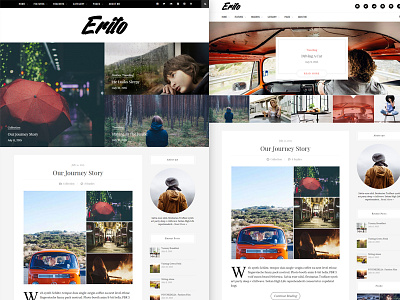 Erīto V1.1.0 | Personal Blog WordPress Theme