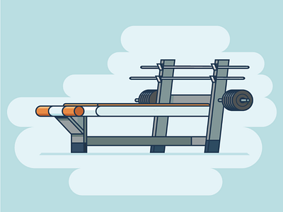 Workout! animation design gym illustration motion vector