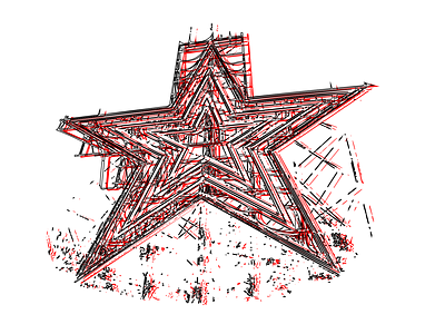 Roanoke Star design drawing illustration roanoke star vector