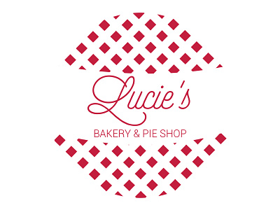 Lucie's Bakery Logo branding logo design