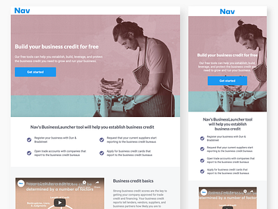 Landing Page - Build Business Credit