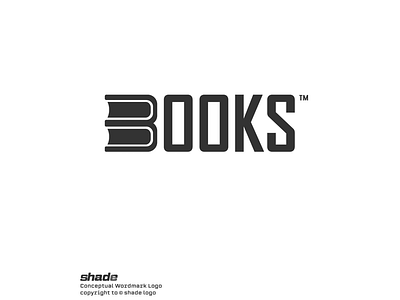 Books art books brain storming concept logo conceptual conceptual art graphic design illustration illustrator logo logo concept logos shade typography wordmark