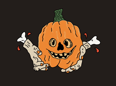 Great pumpkin! boo fire ghost grave halloween hands october pumpkin scary undead zombie