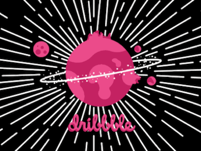 Hyper Space Dribbble coffee color debut dribbble fun hyper new planet space three torin