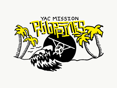 YAC MISSION PHILIPPINES font fun fun fonts illustration lettering logo logotype patch patch design philippines seattle type typography vector