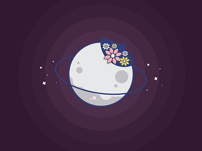 Blooming moon