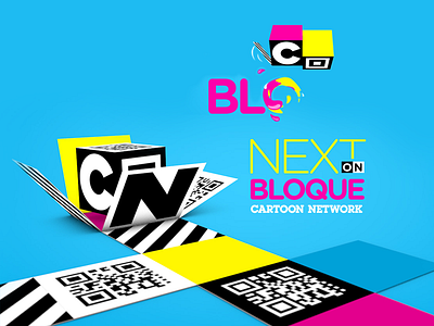 Cartoon Network "BLOQUE" Pitch 3d animation blue cartoon network motion graphics