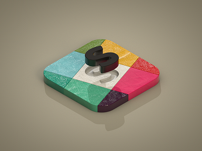 Slack 3d colors icon s slack