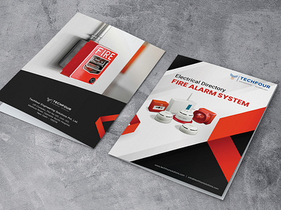 Brochure branding design illustration vector