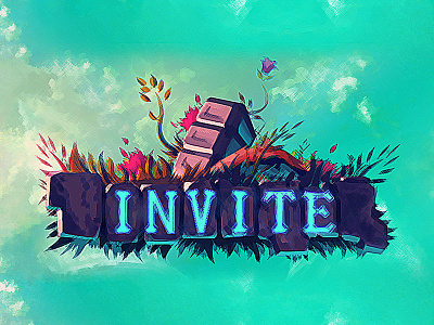 Invite design dribbble invite game illustraion invitaion invite invite giveaway invites invites giveaway ui vector