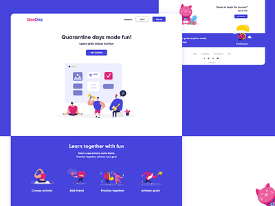 Landing page for "GOODAY"