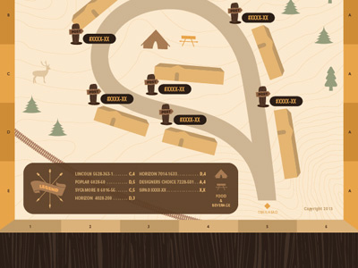 Field Guide - Area Map Legend brown event field guide hiking hunting nature outdoors show