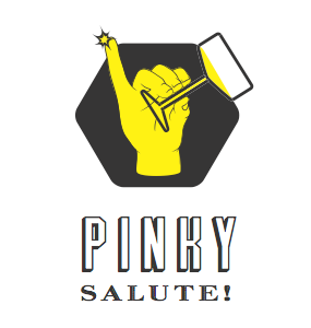 "Wino" Pinky Salute emblem logo packaging wine