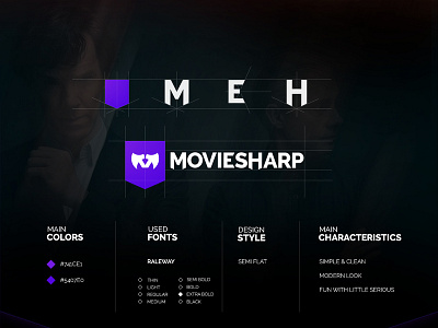 Moviesharp Branding design - part 2