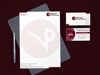 Corporate Business Card and Letterhead branding illustration logo