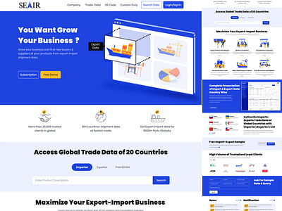 Redesign Website Import Export Data