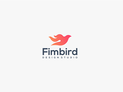 Fimbird new logo bird branding design fimbird logodesigner