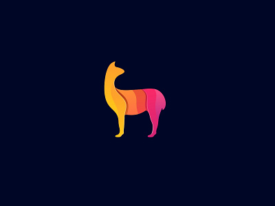 ALPACA alpaca animal colorful colour design fimbird logo