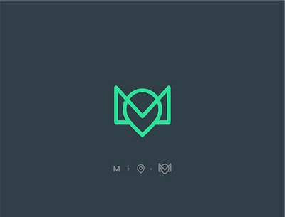 M Travel logo addresses branding fimbird logo logodesigner pin travel
