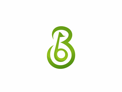 B Golf logo