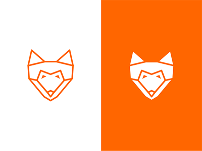 Fox fimbird fox lineart fox logo logo