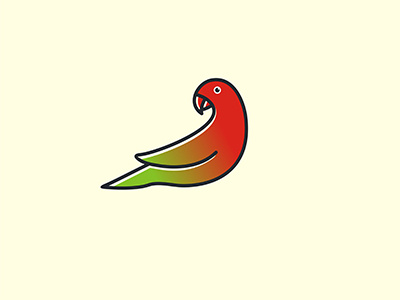 Parrot logo creative fimbird logo lovely parrot