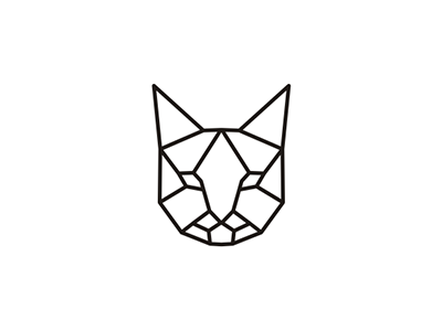 Cat logo animal blackcat cat catlogo catpolylogo fimbird polycat