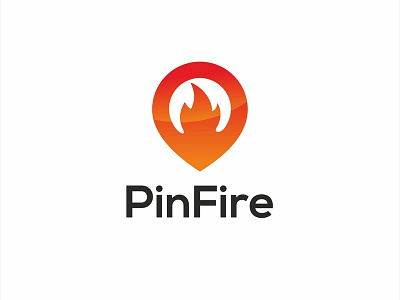 pin + fire address fimbird fire logo pin