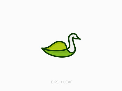 Bird + leaf