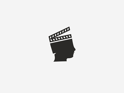 Head + Film production logo idea face film fimbird head production reel video