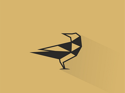 Crow logo bird crow fimbird logo logodesigner raven techno